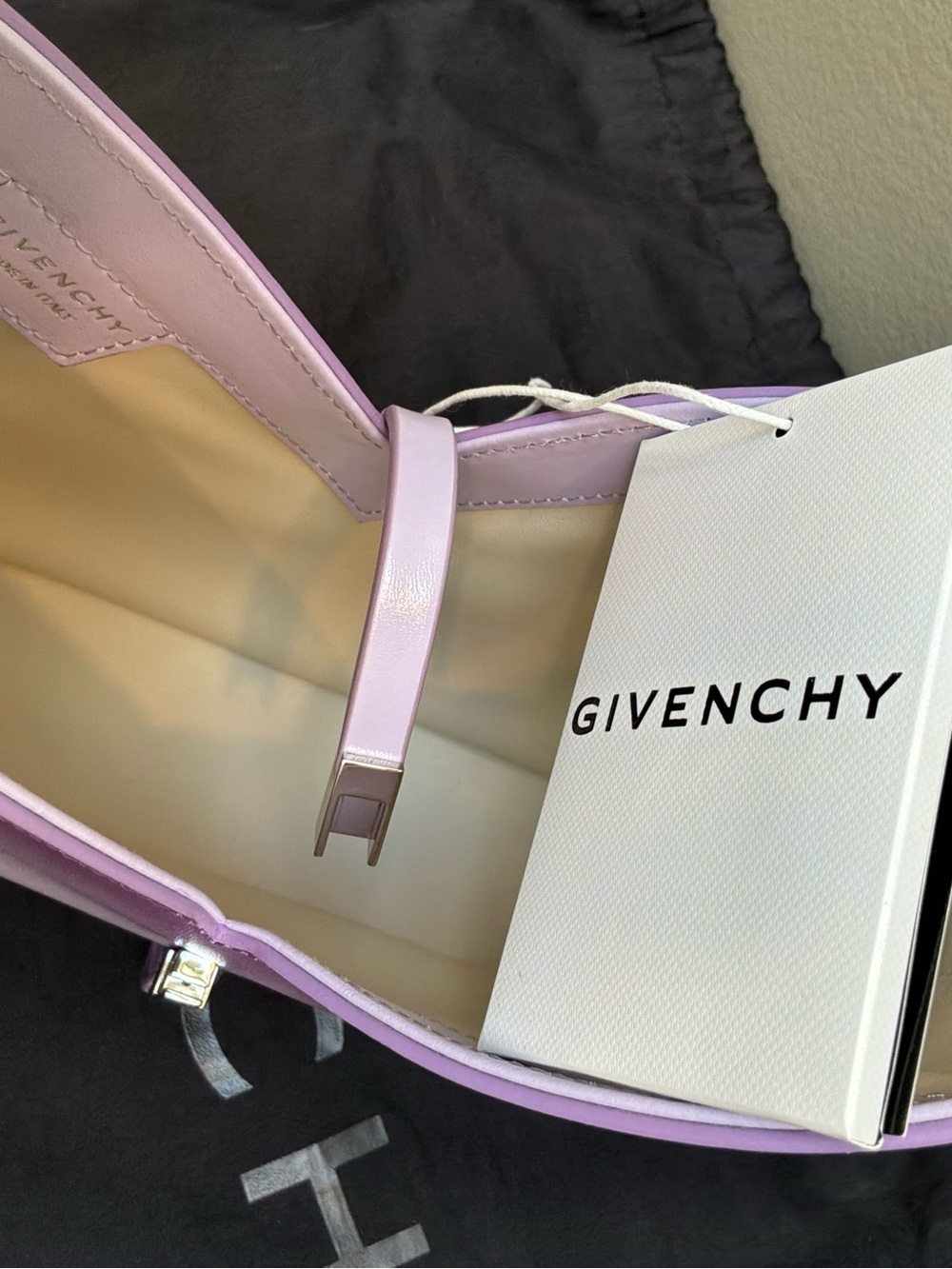Givenchy Mauve Small Cut Out Bag - Picture 11 of 14